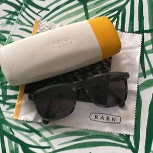 RAEN Sunglass“Cinder”Polarized sz 54 19 145 VintageGrey Tortoise Frame GreyLens